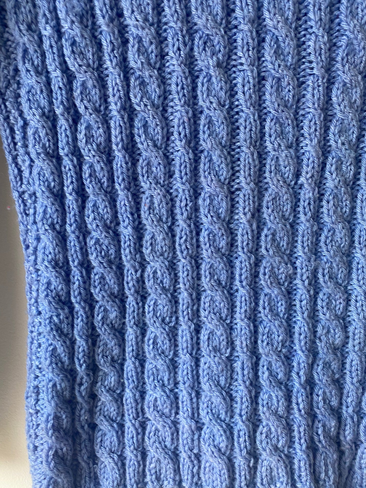 Pull maille torsade