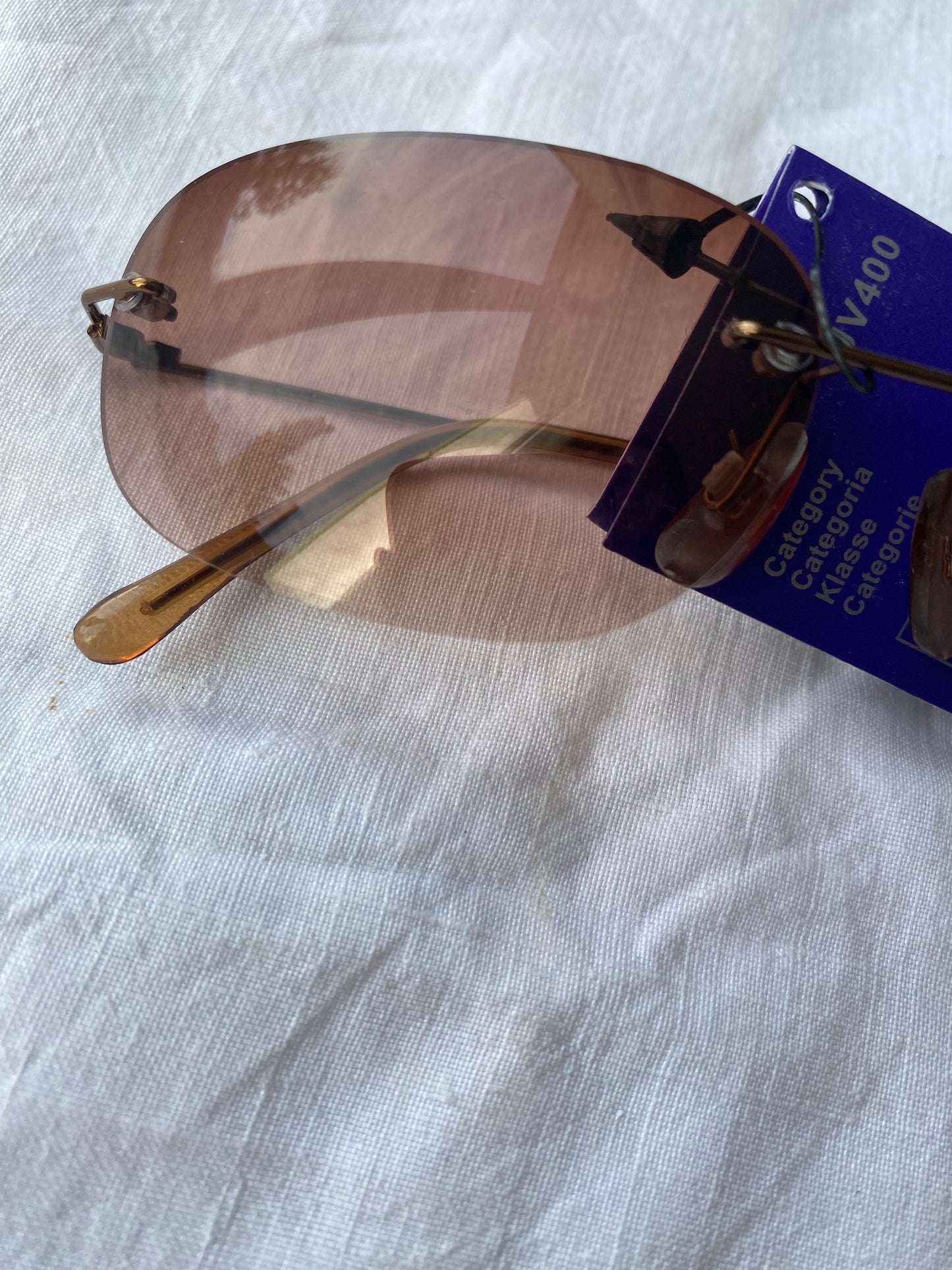 Lunette de soleil marron