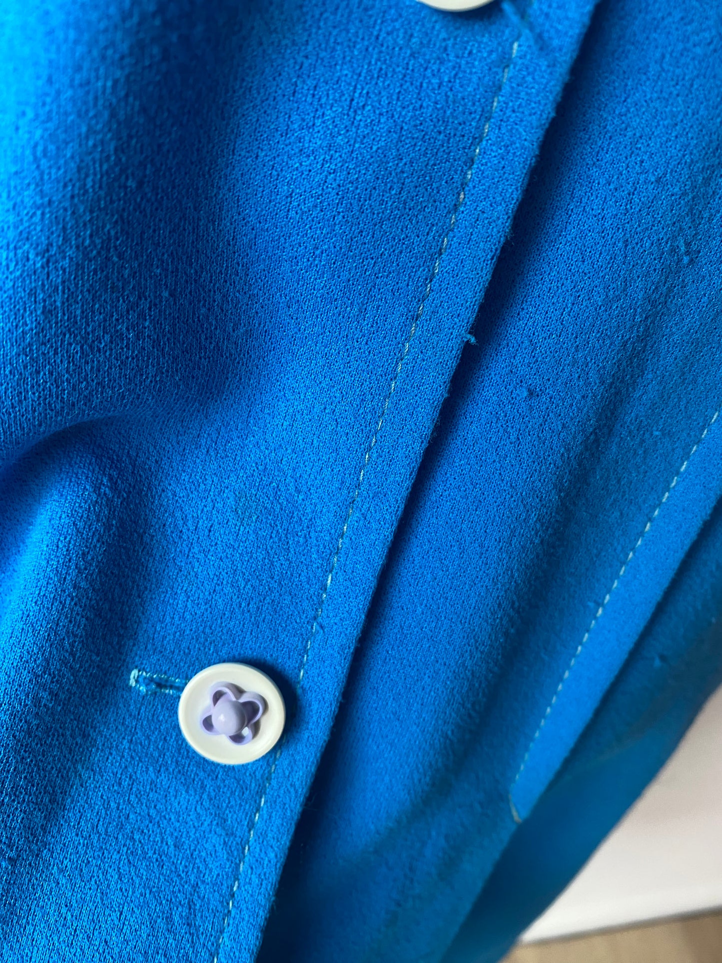 Robe à col pointue 70s