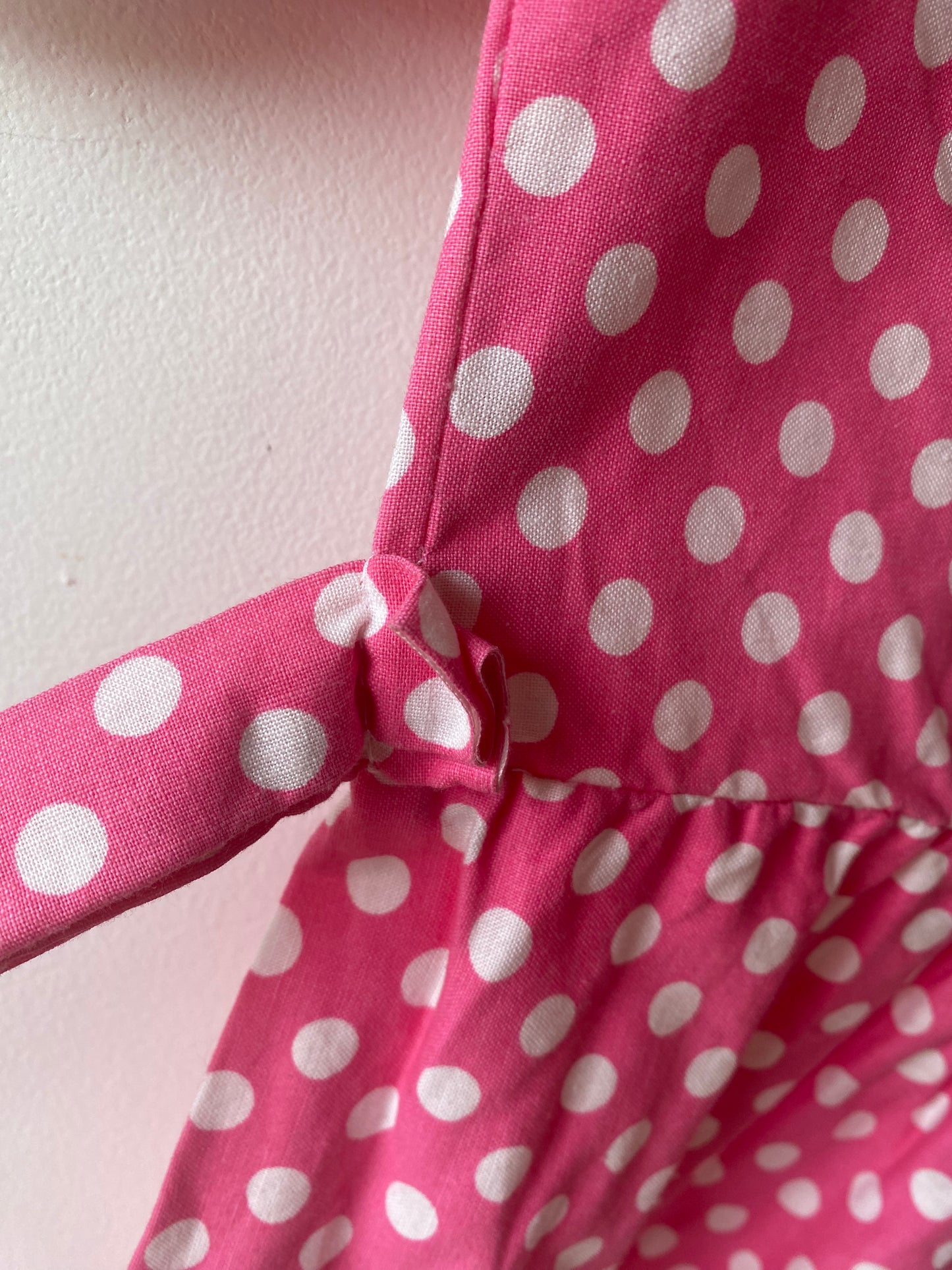 Robe à pois 80s