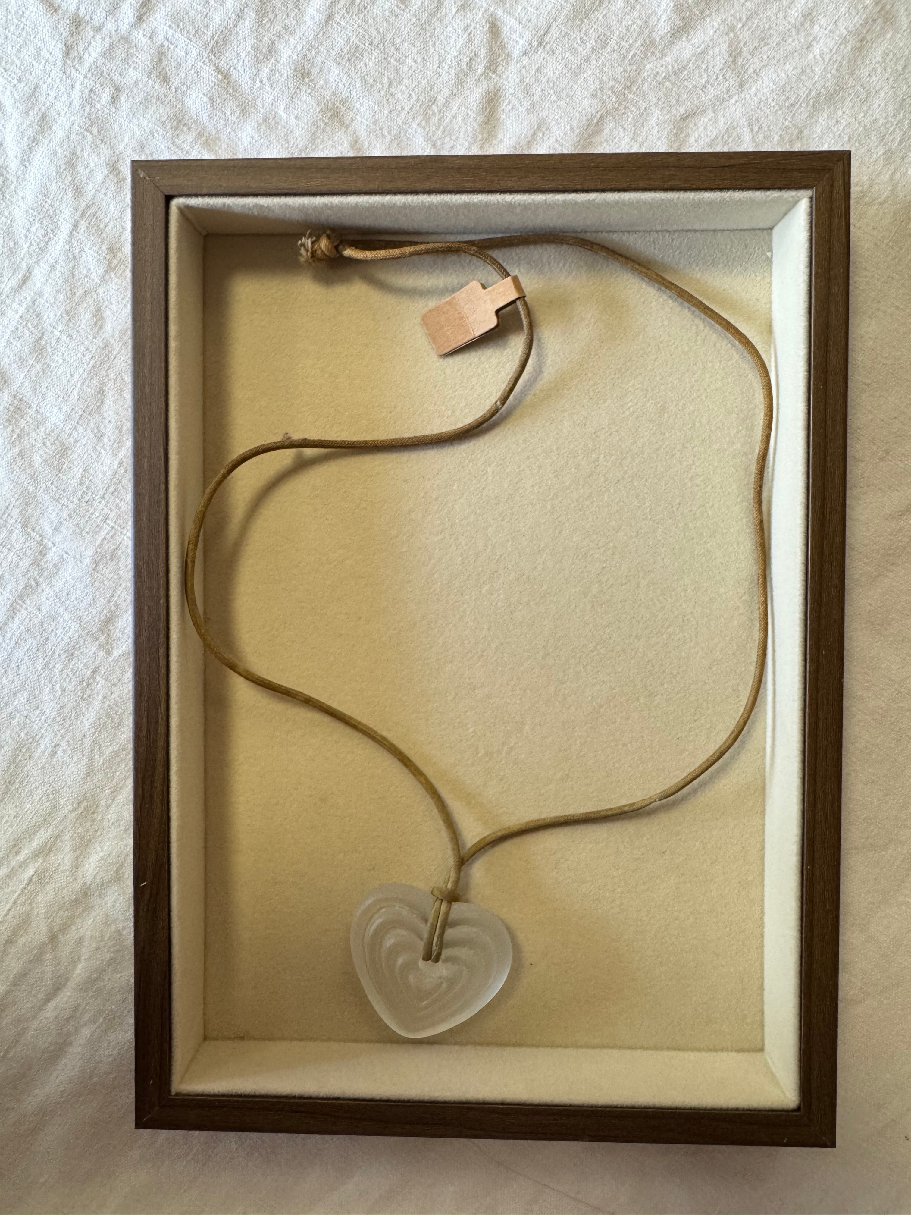 Collier pendentif coeur