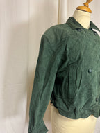 Veste courte verte 80s