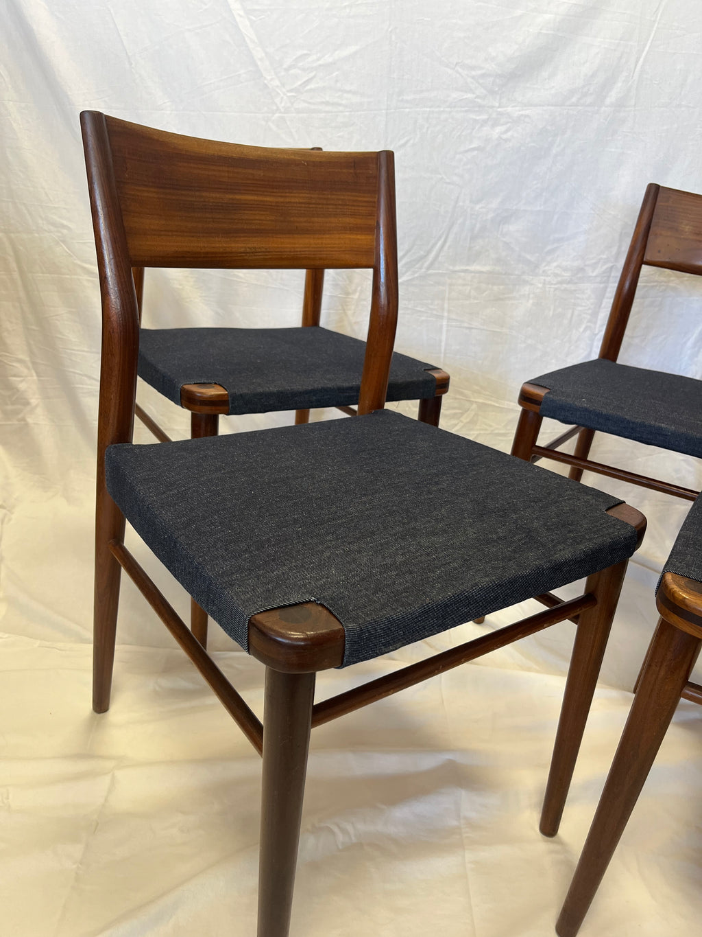 Chaises scandinaves en teck 1970