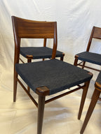 Chaises scandinaves en teck 1970