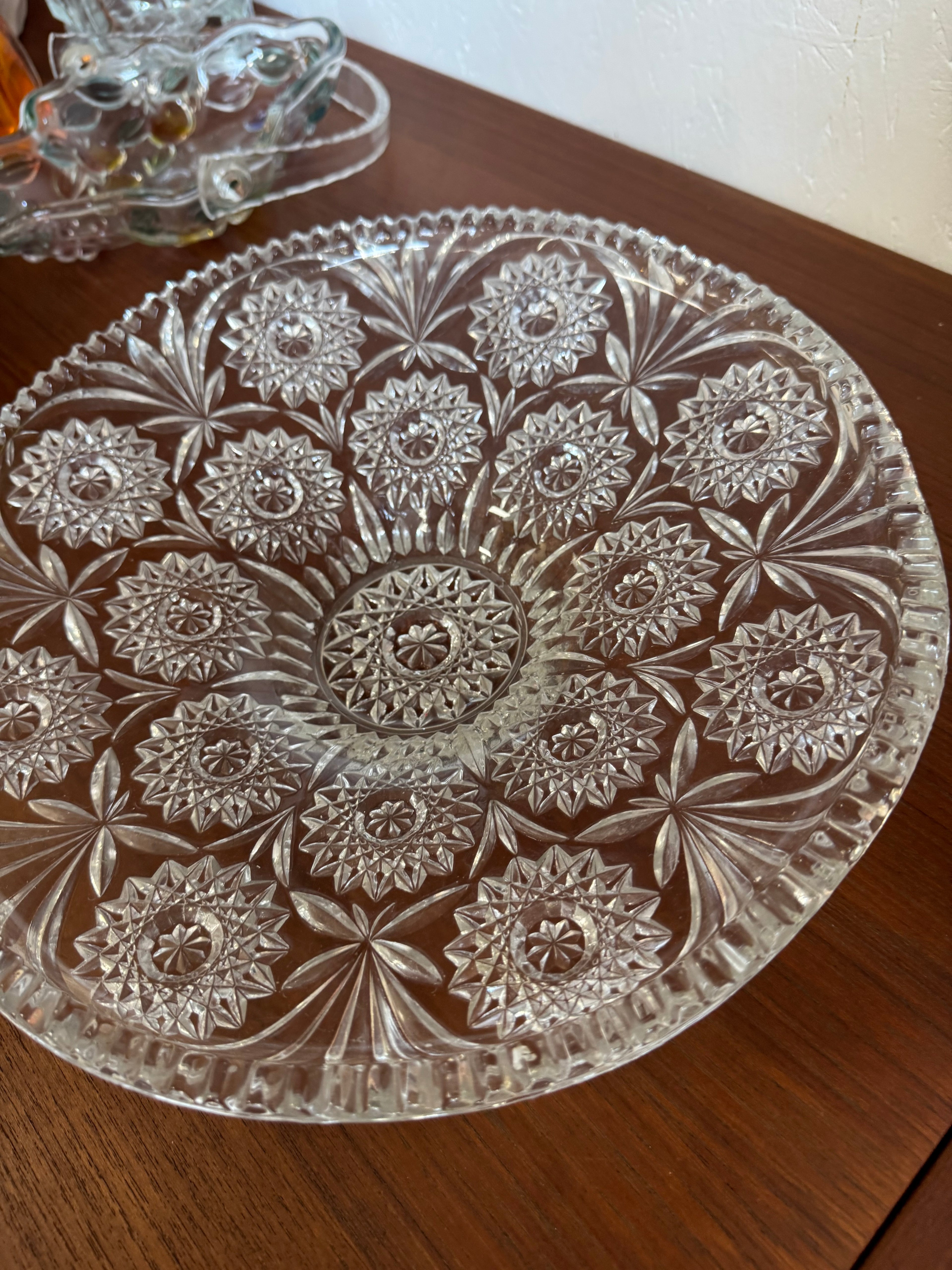 Coupe à fruit en verre