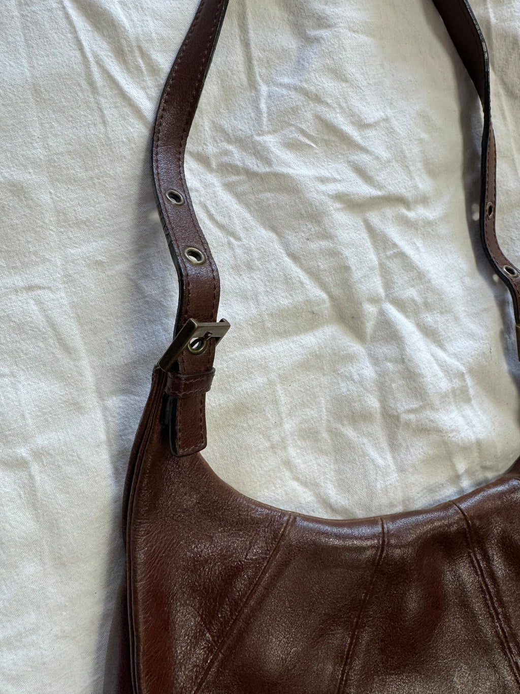 Sac en cuir marron