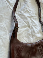 Sac en cuir marron