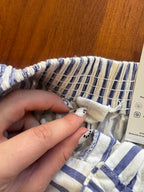 Short à rayures