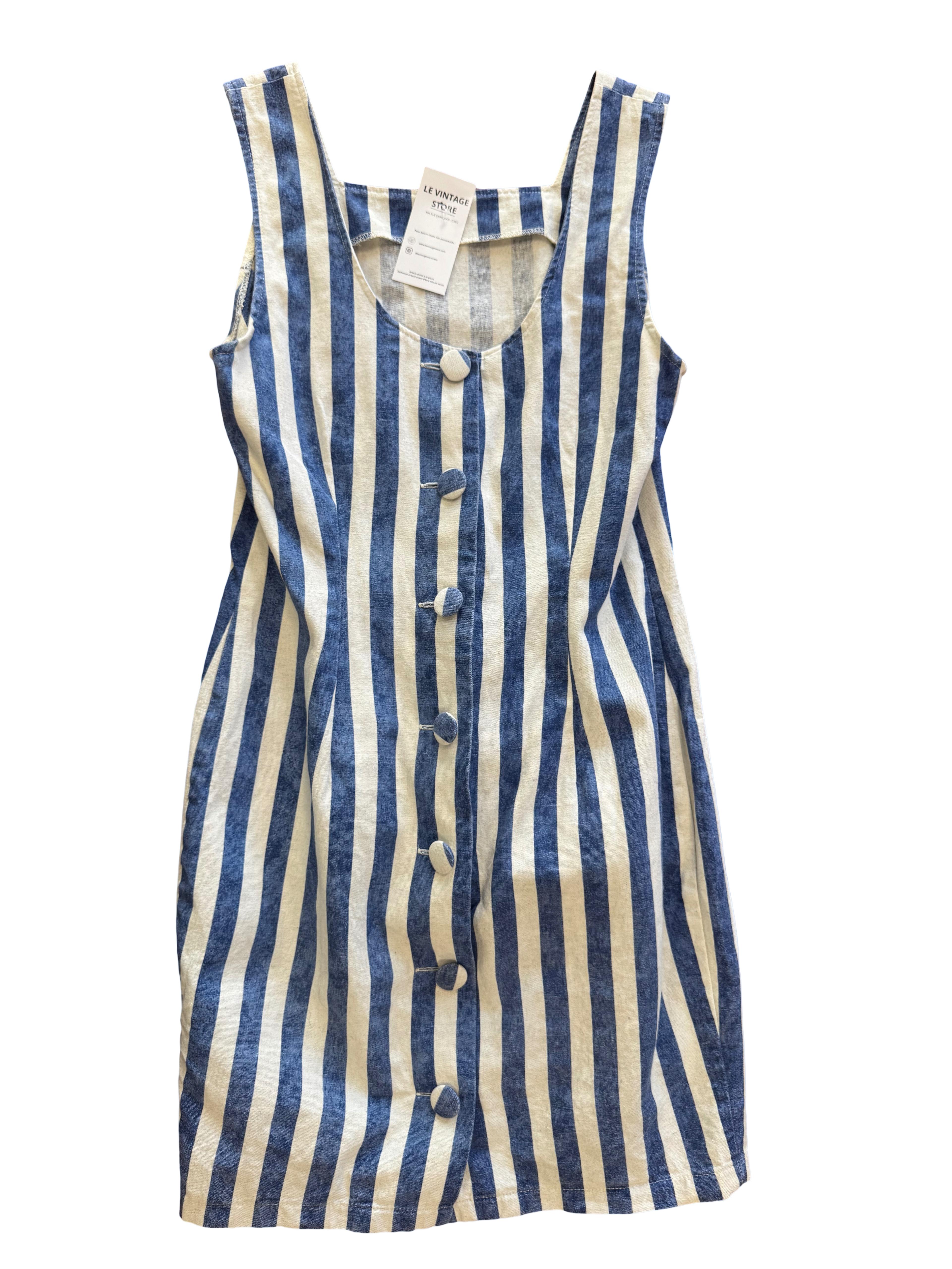Mini robe à rayures