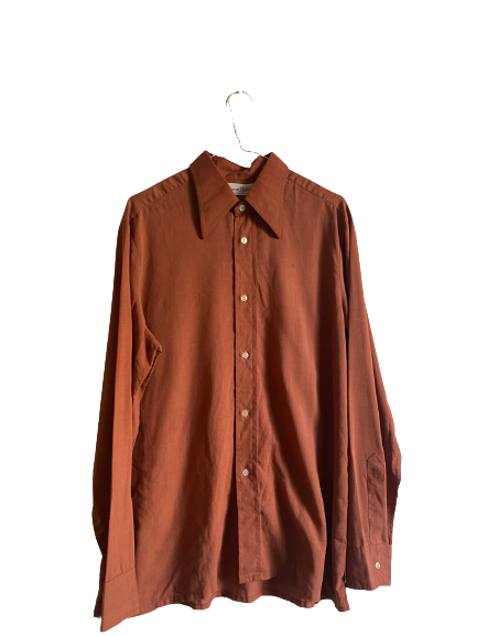 Chemise marron 70s