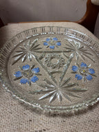 Plat de service en cristal