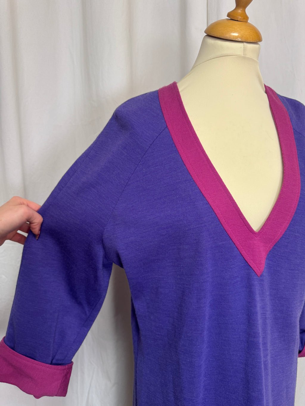Robe violette 90s