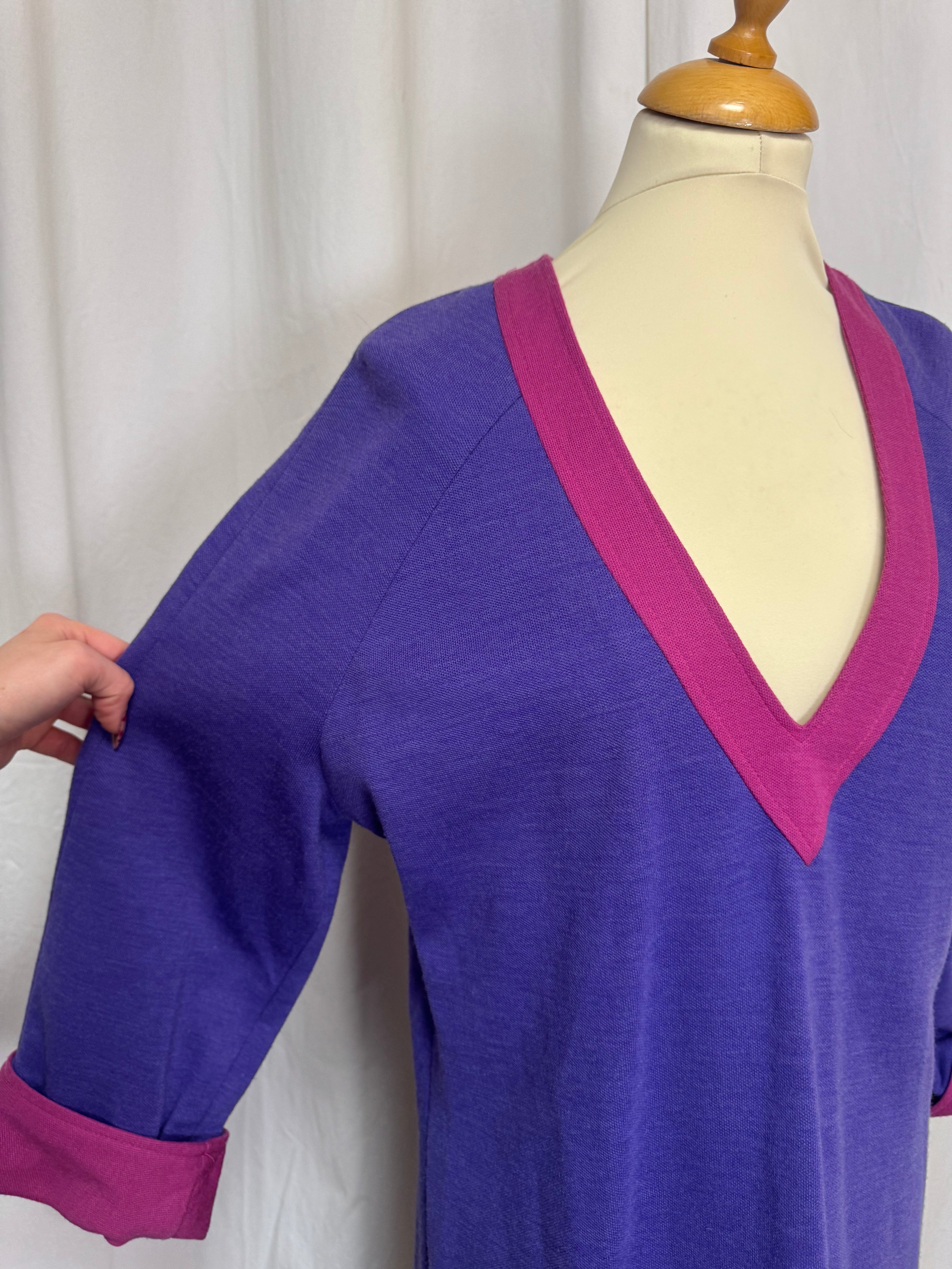 Robe violette 90s