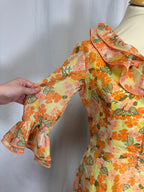 Robe à fleurs 70s