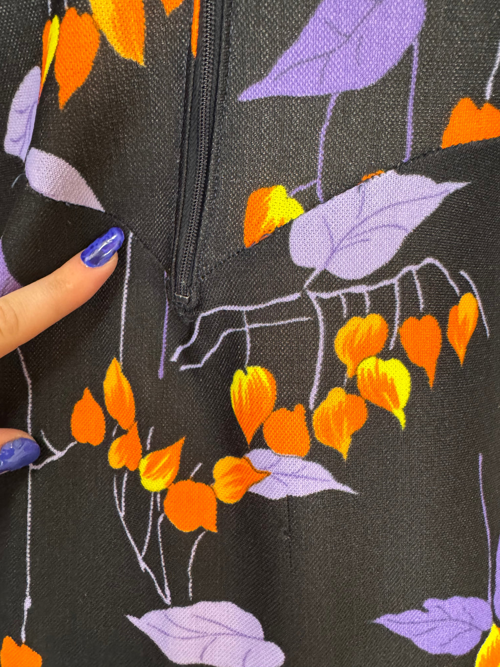Robe longue 70s