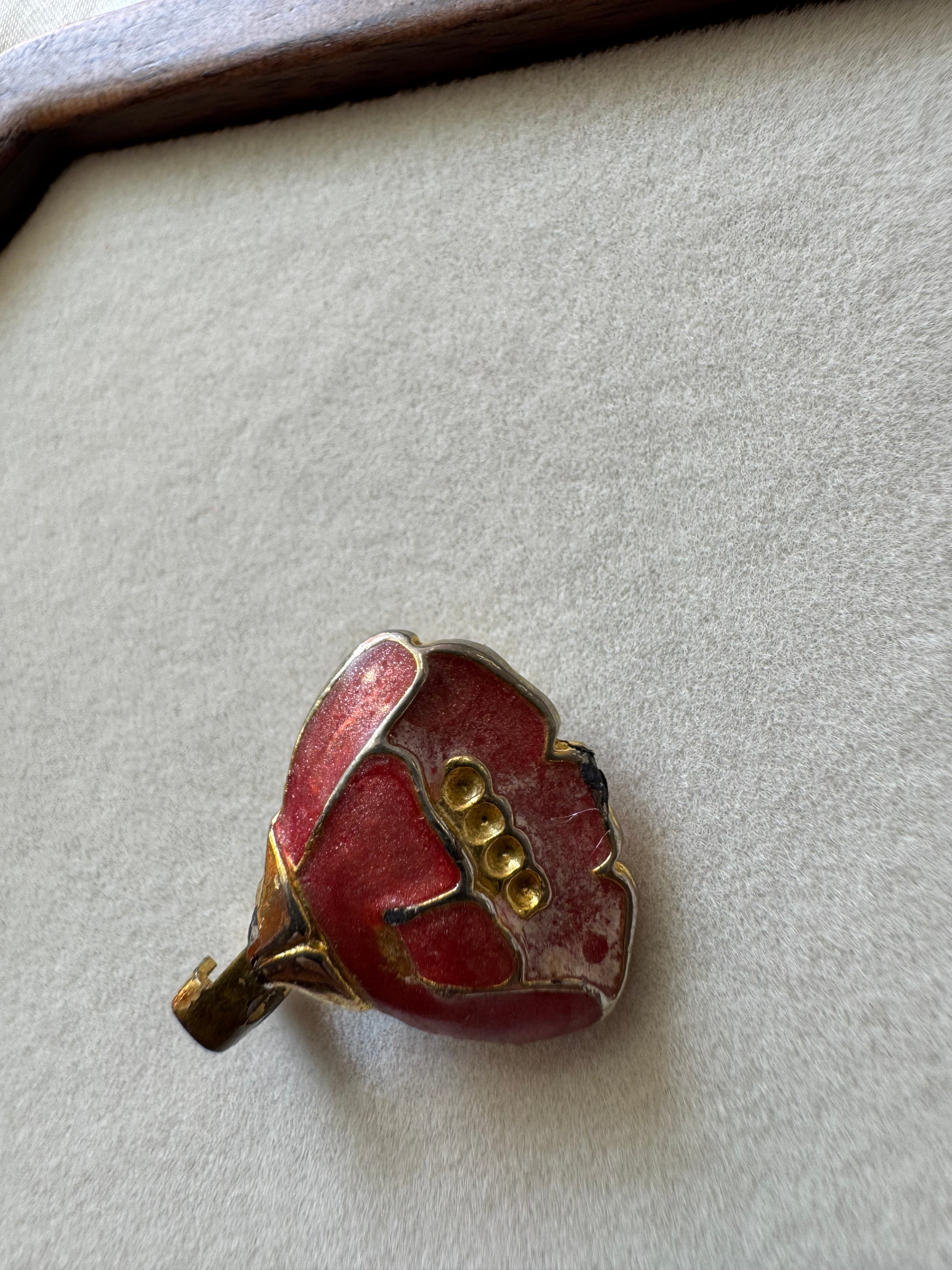 Broche fleurs