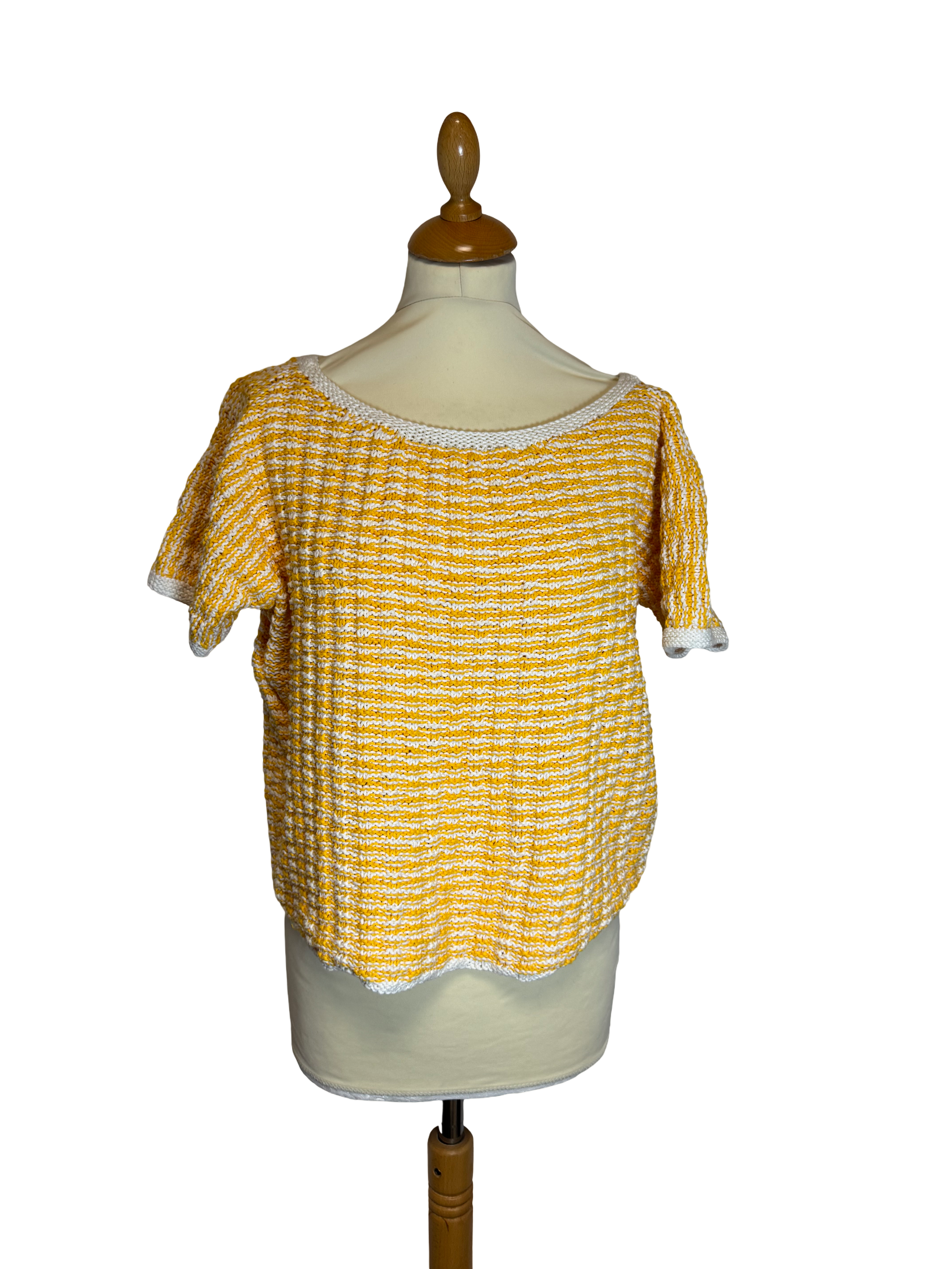 Pull jaune 80s