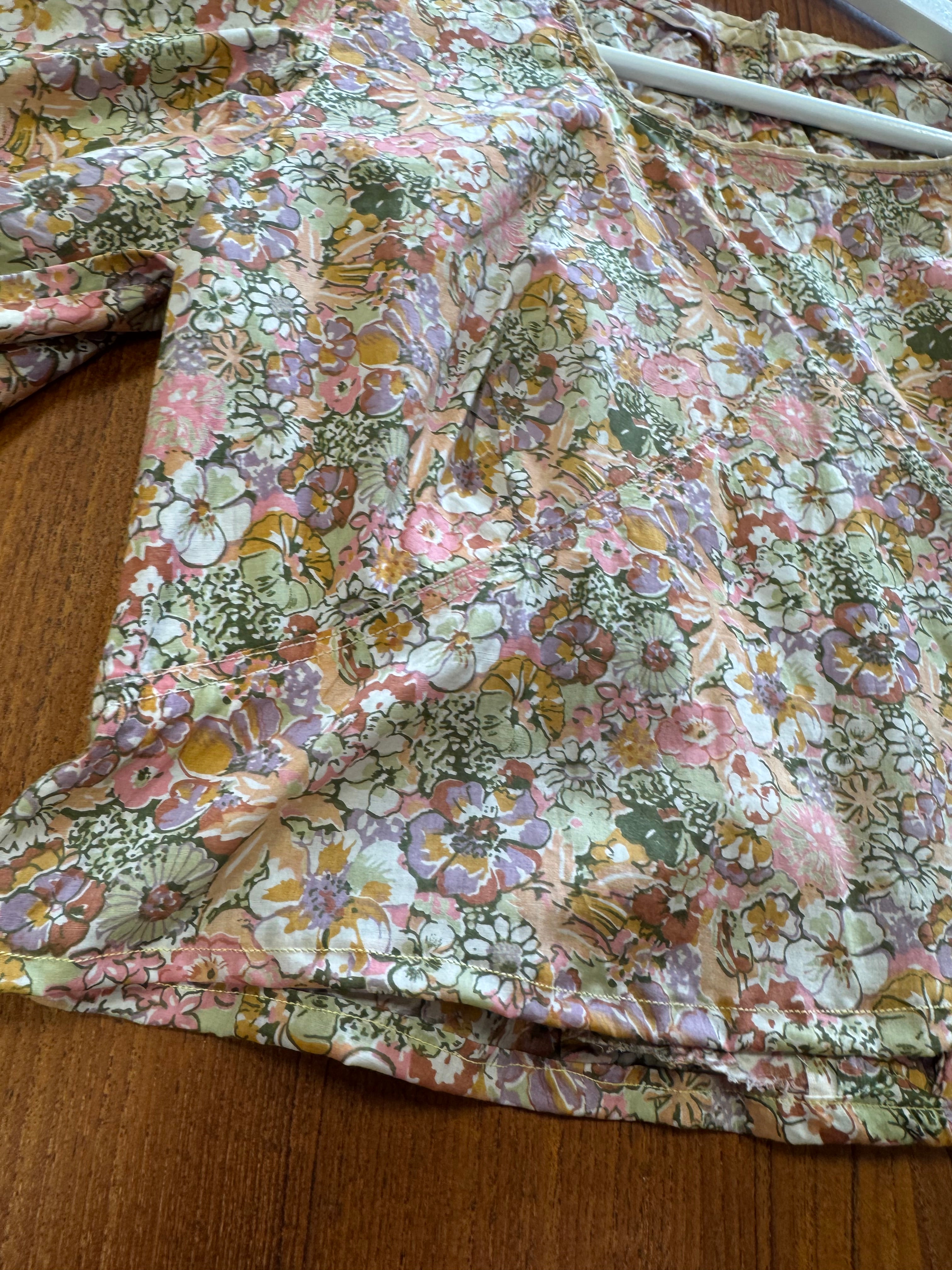 Blouse à fleurs
