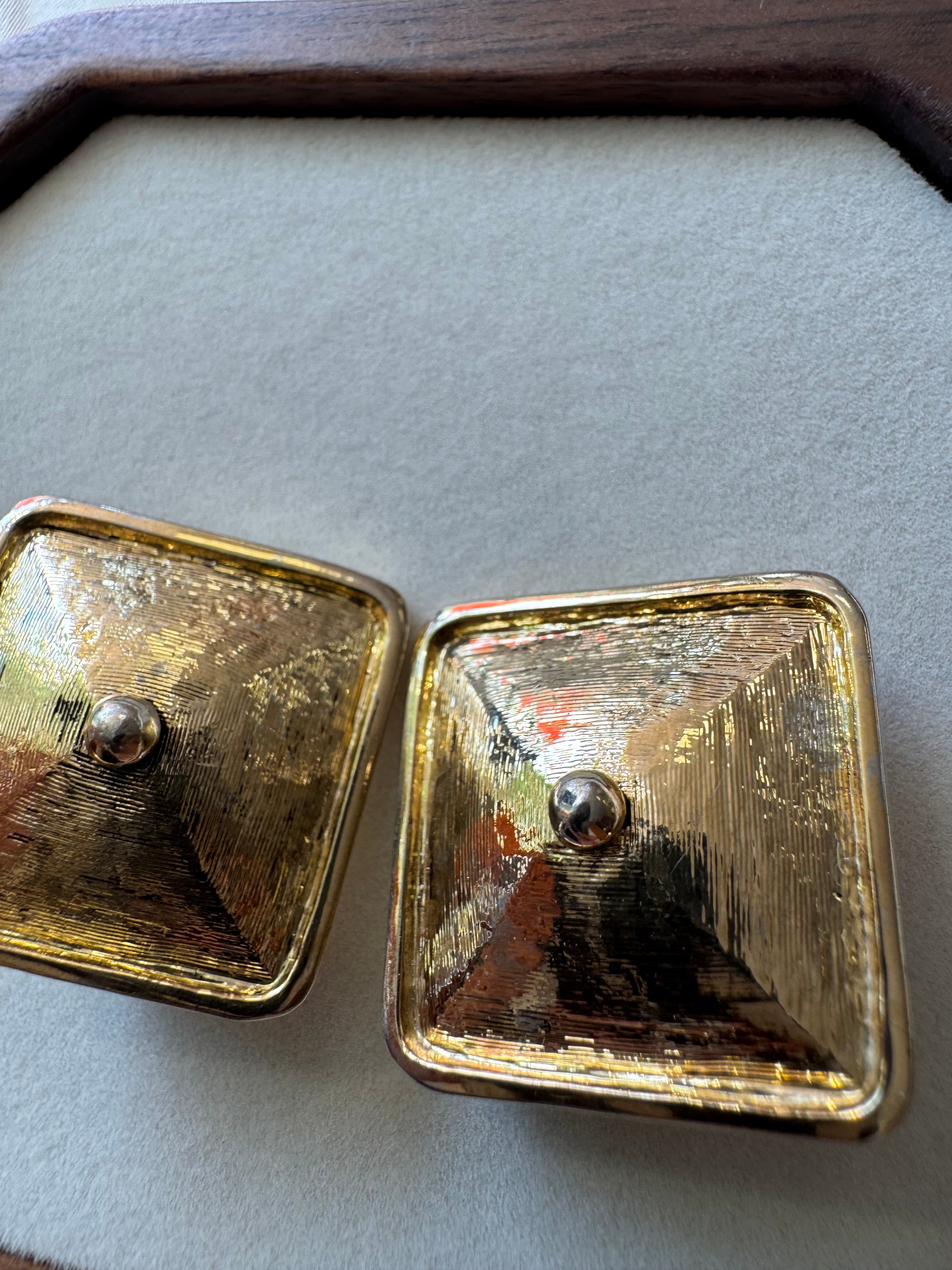 Boucles d’oreilles doré
