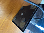 Lampe colonne en acier