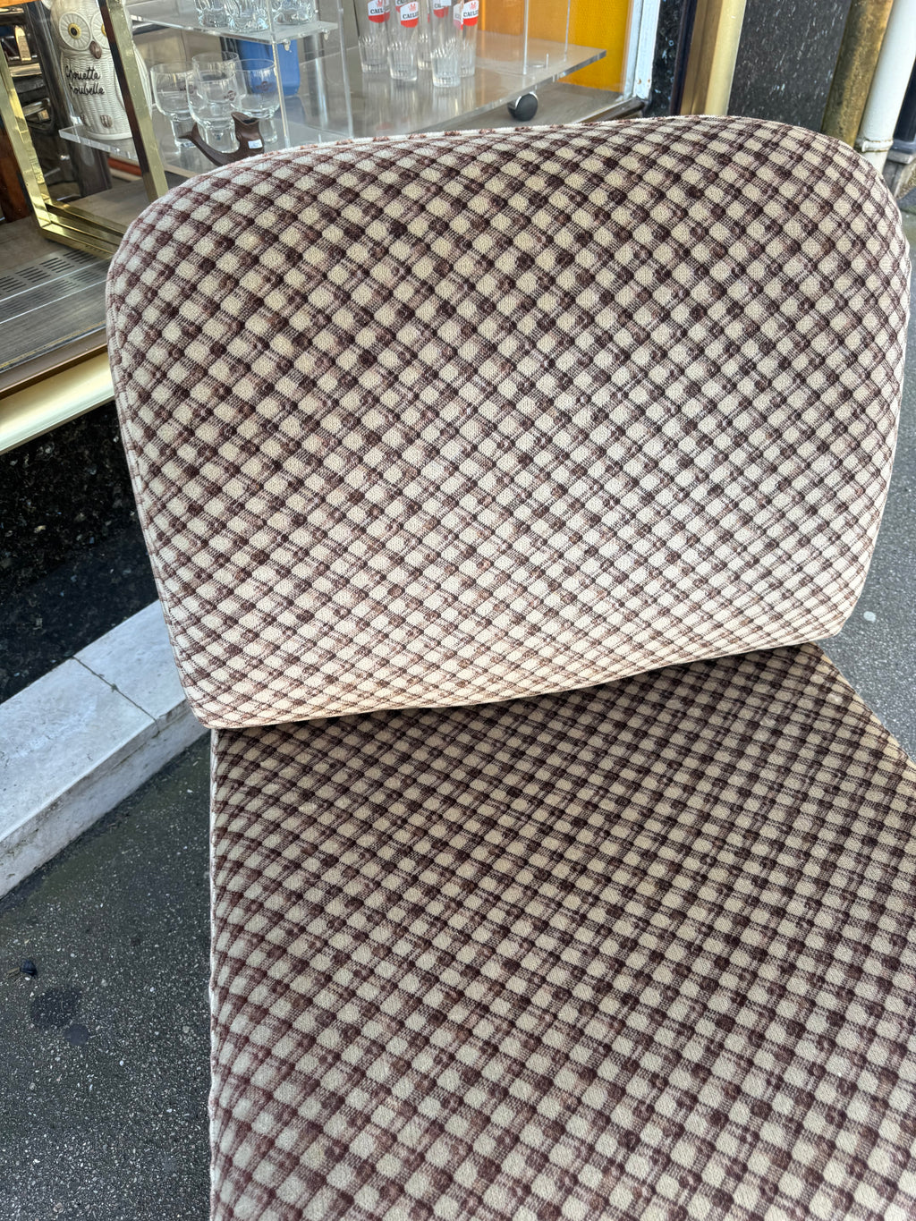 Chauffeuse à motifs 70s