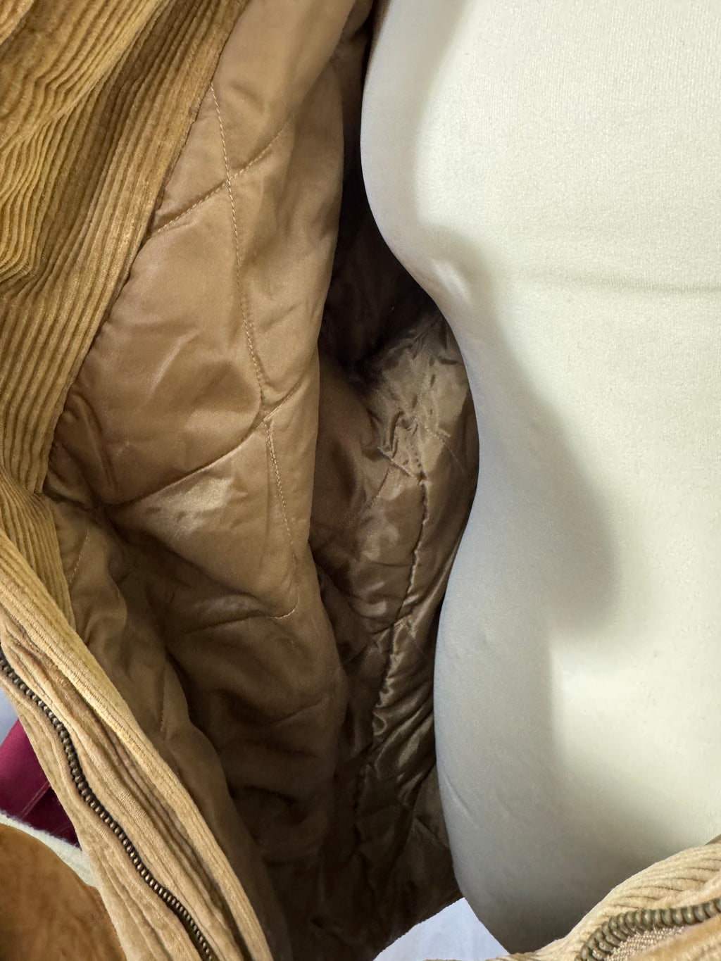 Veste velours côtelés