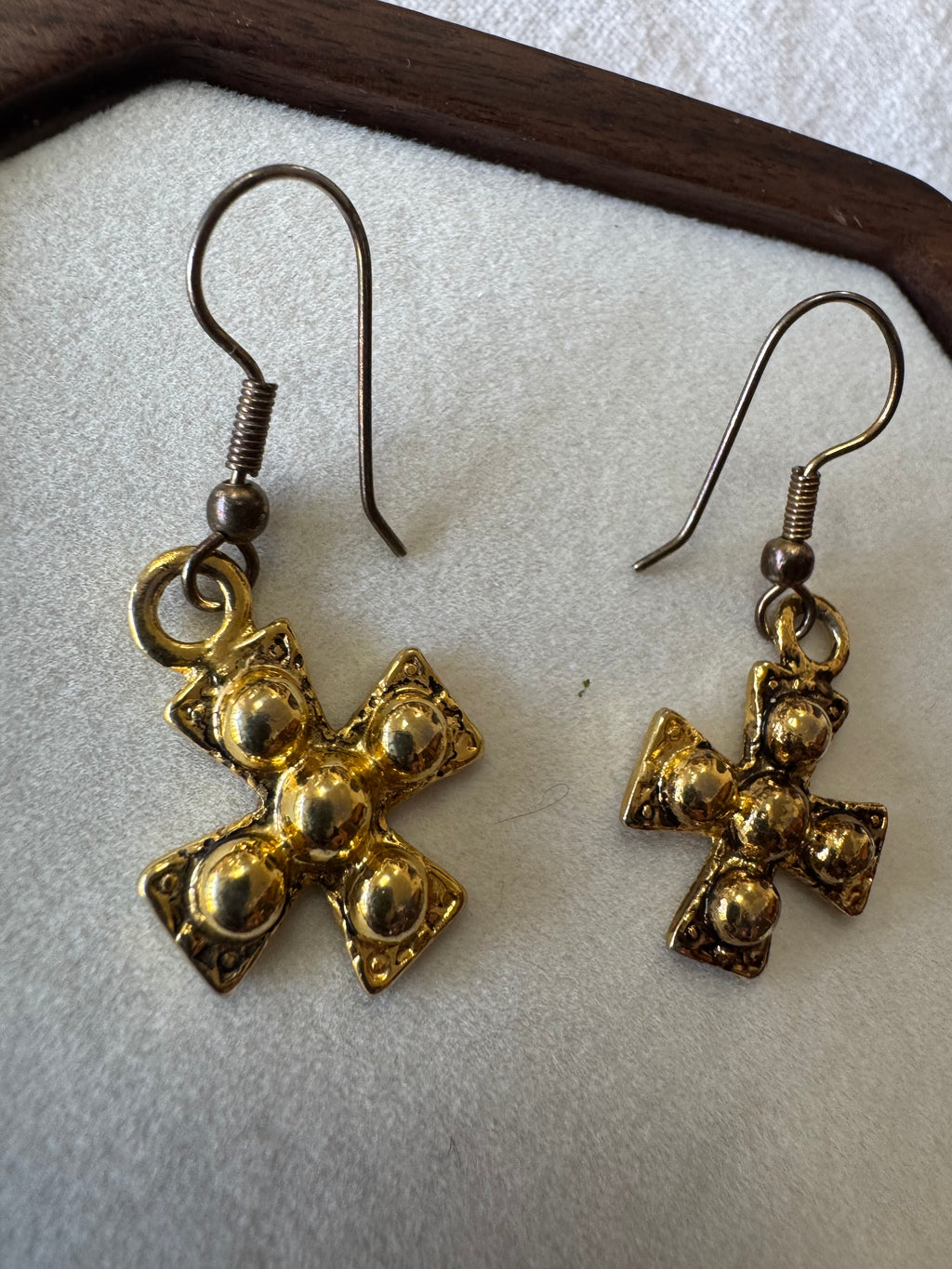 Boucles d'oreilles croix