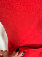 Robe rouge vintage 60s