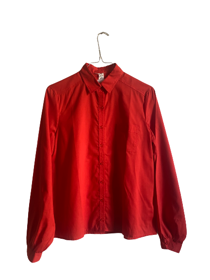 Chemise rouge 70s