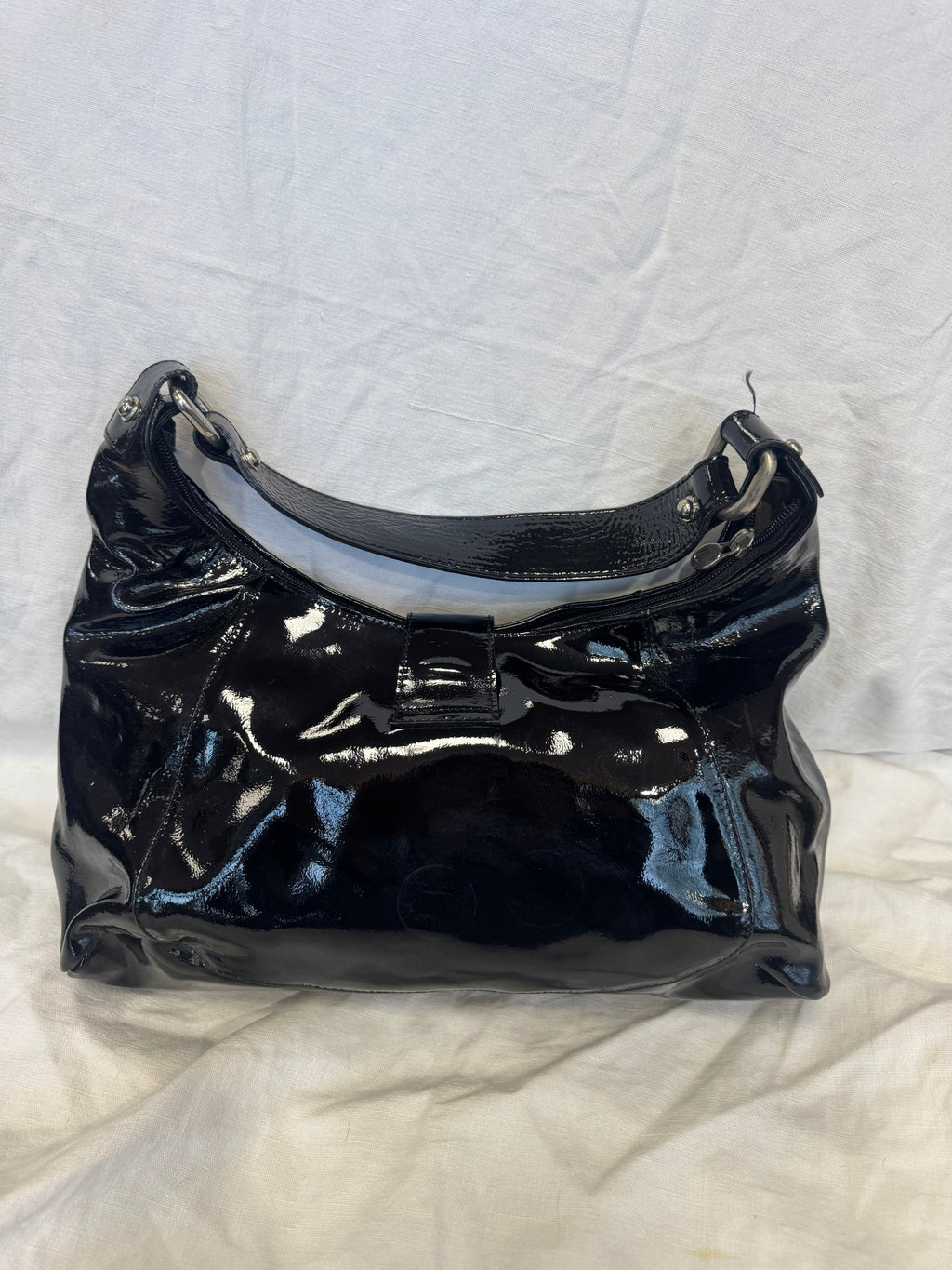 Sac à main en cuir vernis Y2K