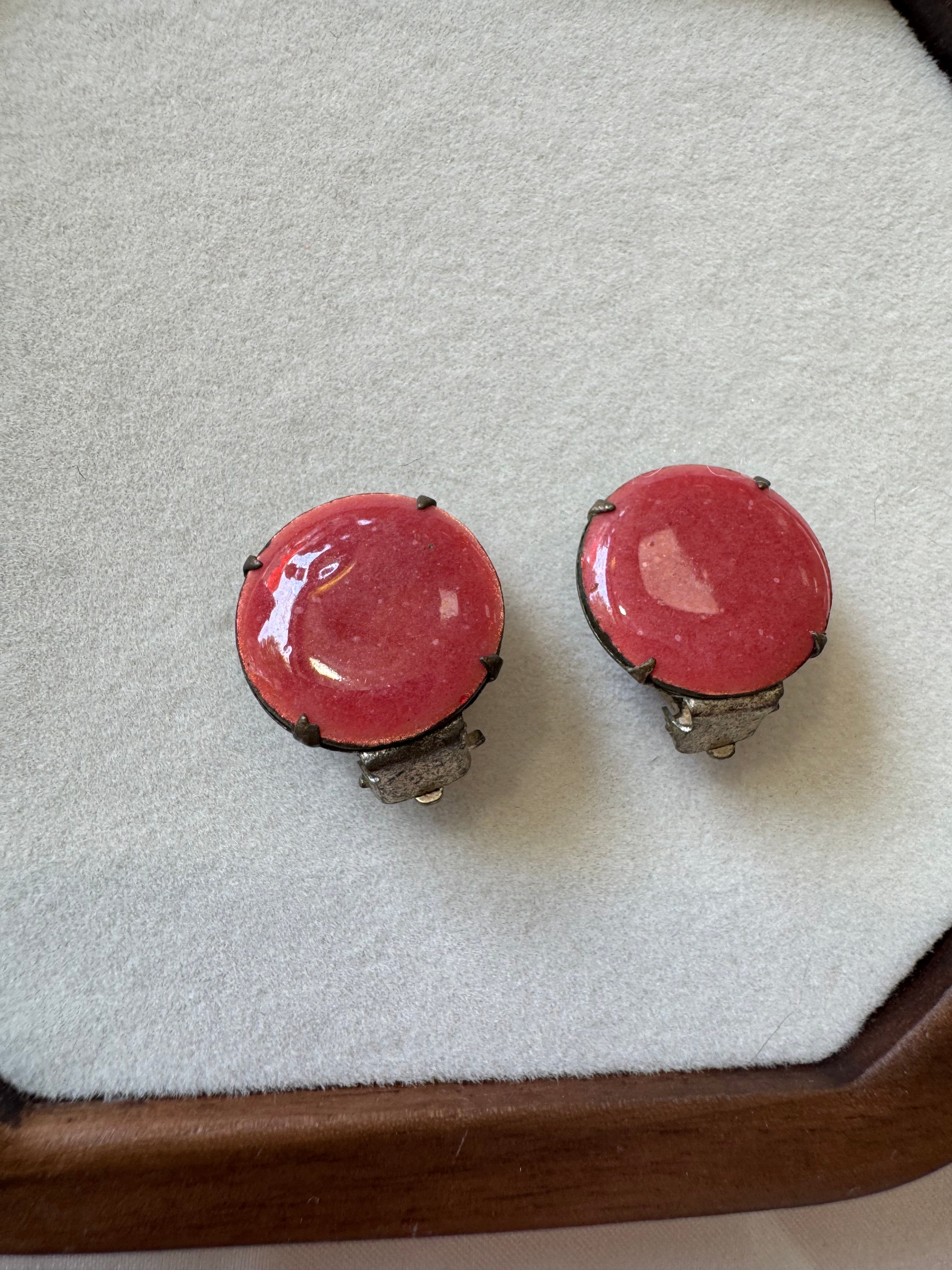 Boucles d’oreilles rose