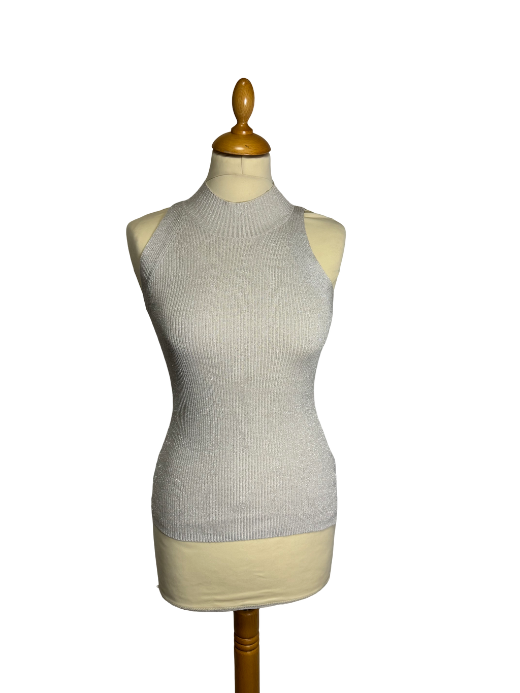 Pull argenté à paillette