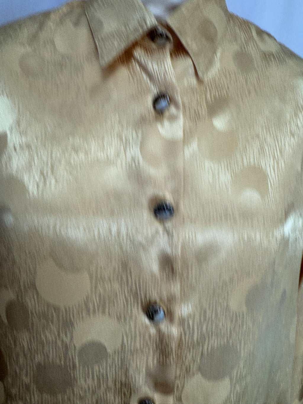 Chemise à motifs jaune