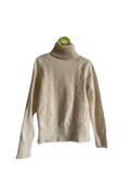 Col roulé beige