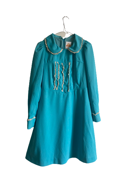 Robe bleu 70s