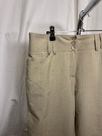 Pantalon beige à rayures