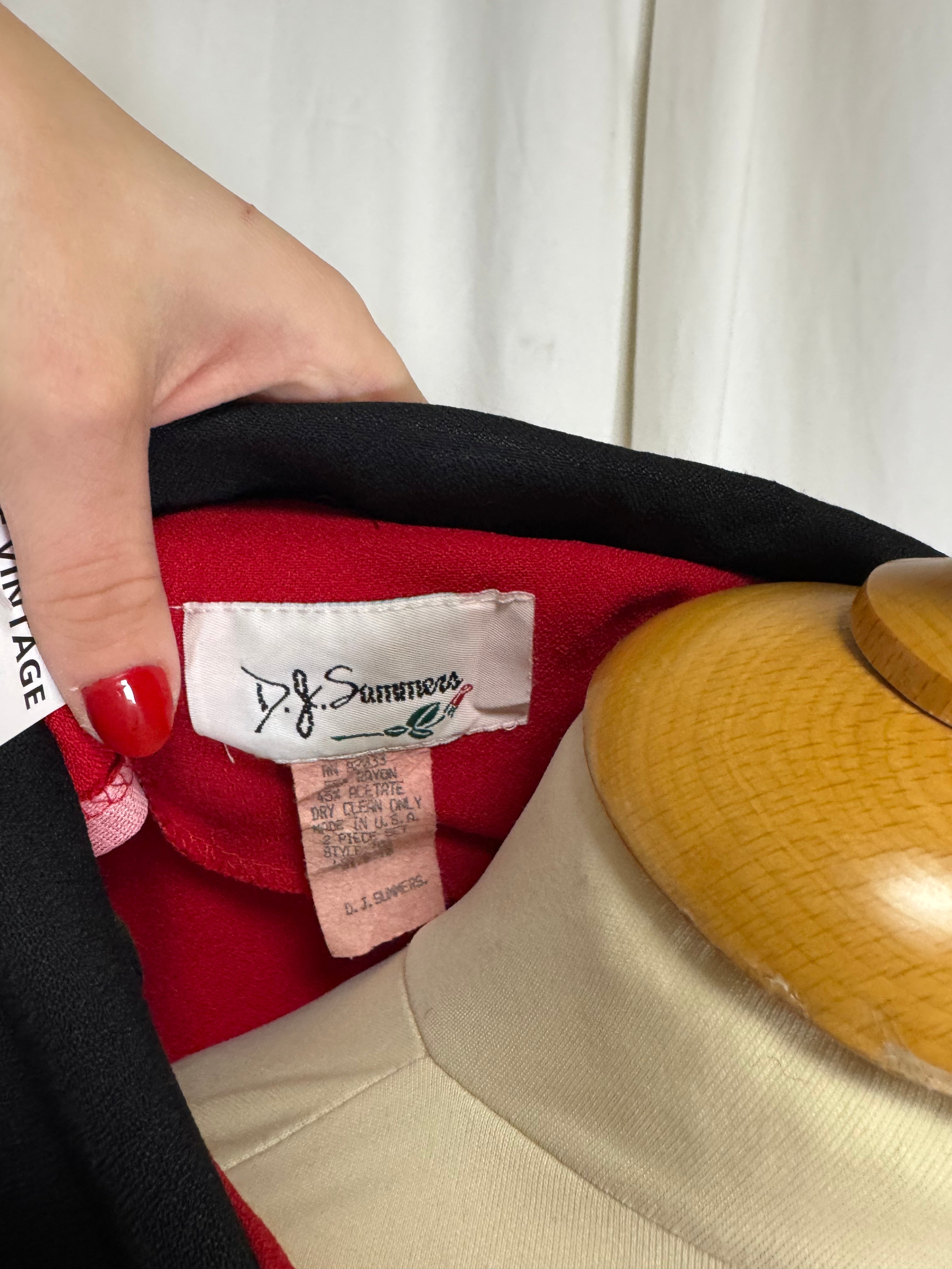 Chemise brodée rouge