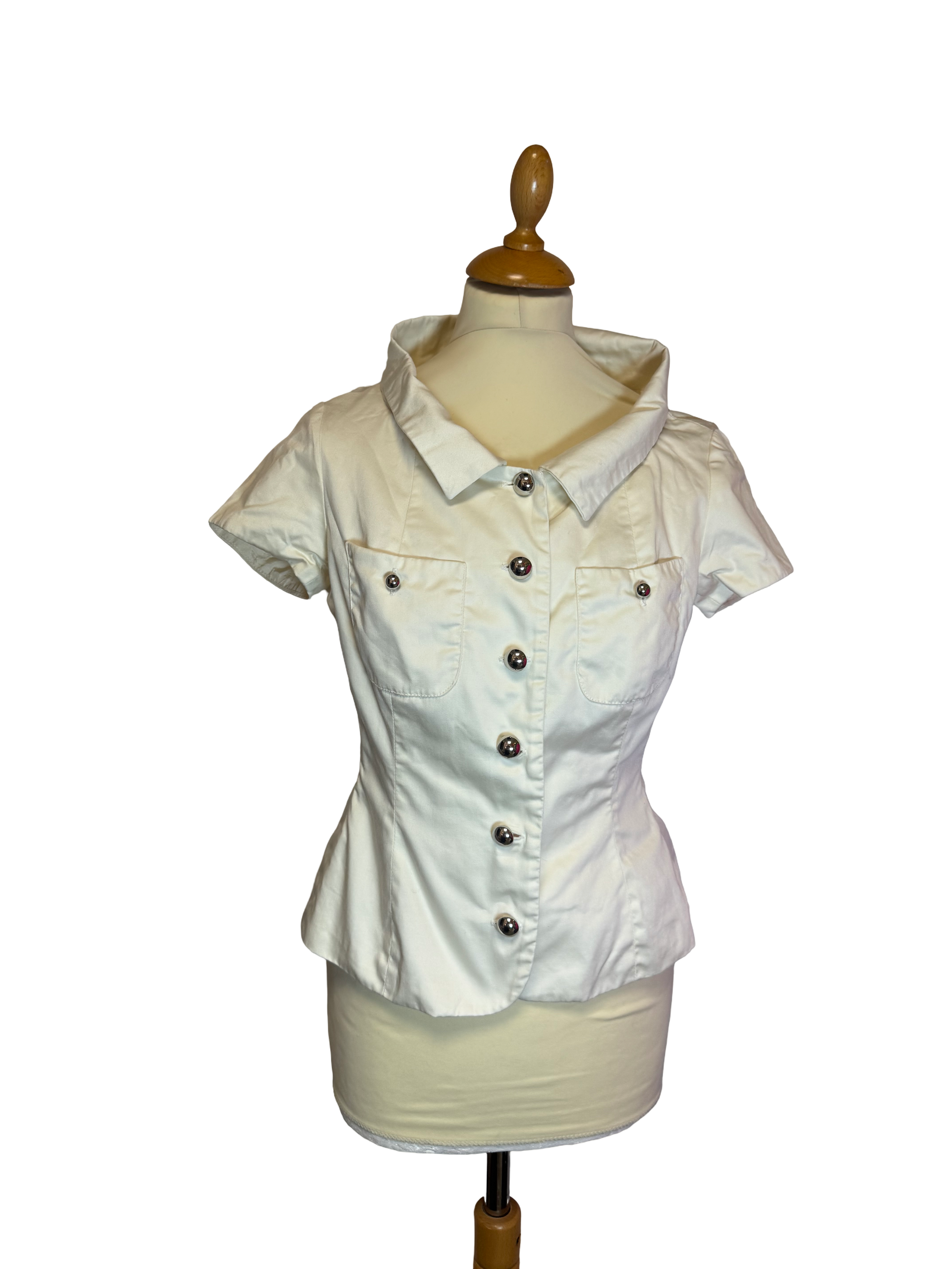 Chemise blanche 80s