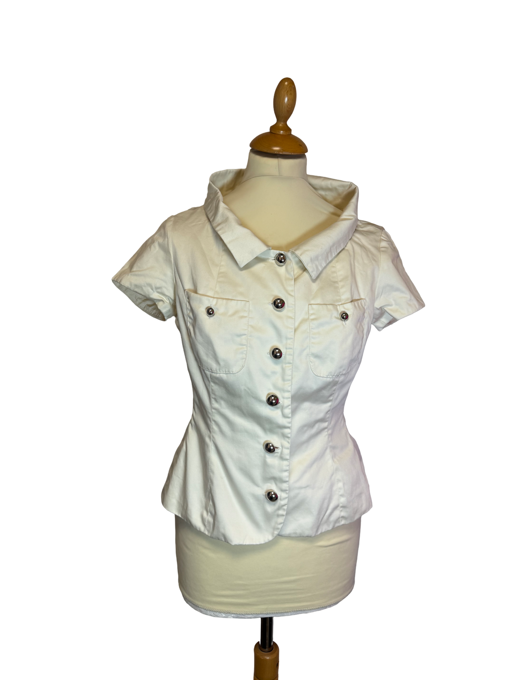 Chemise blanche 80s