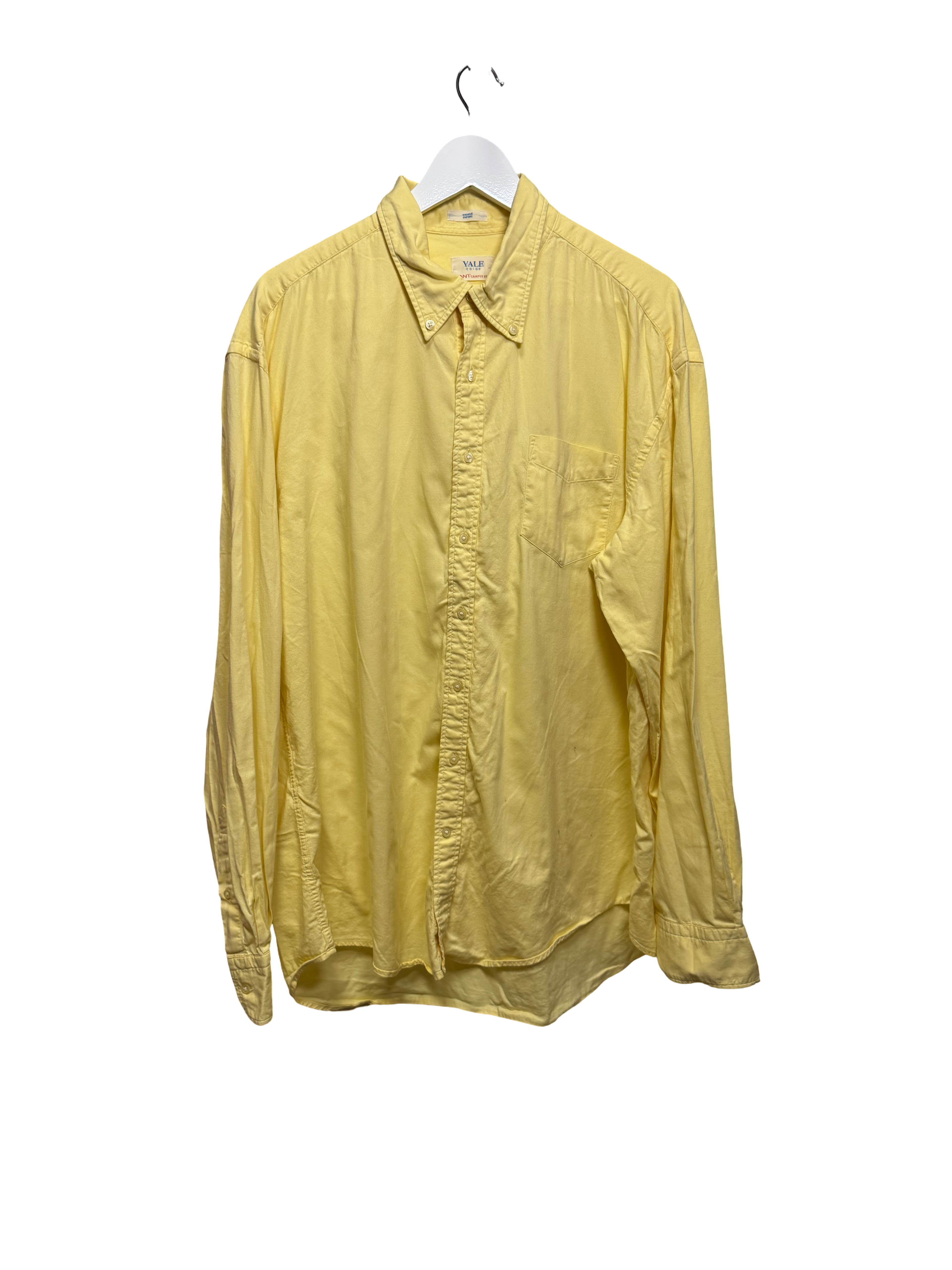 Chemise uni jaune Gant