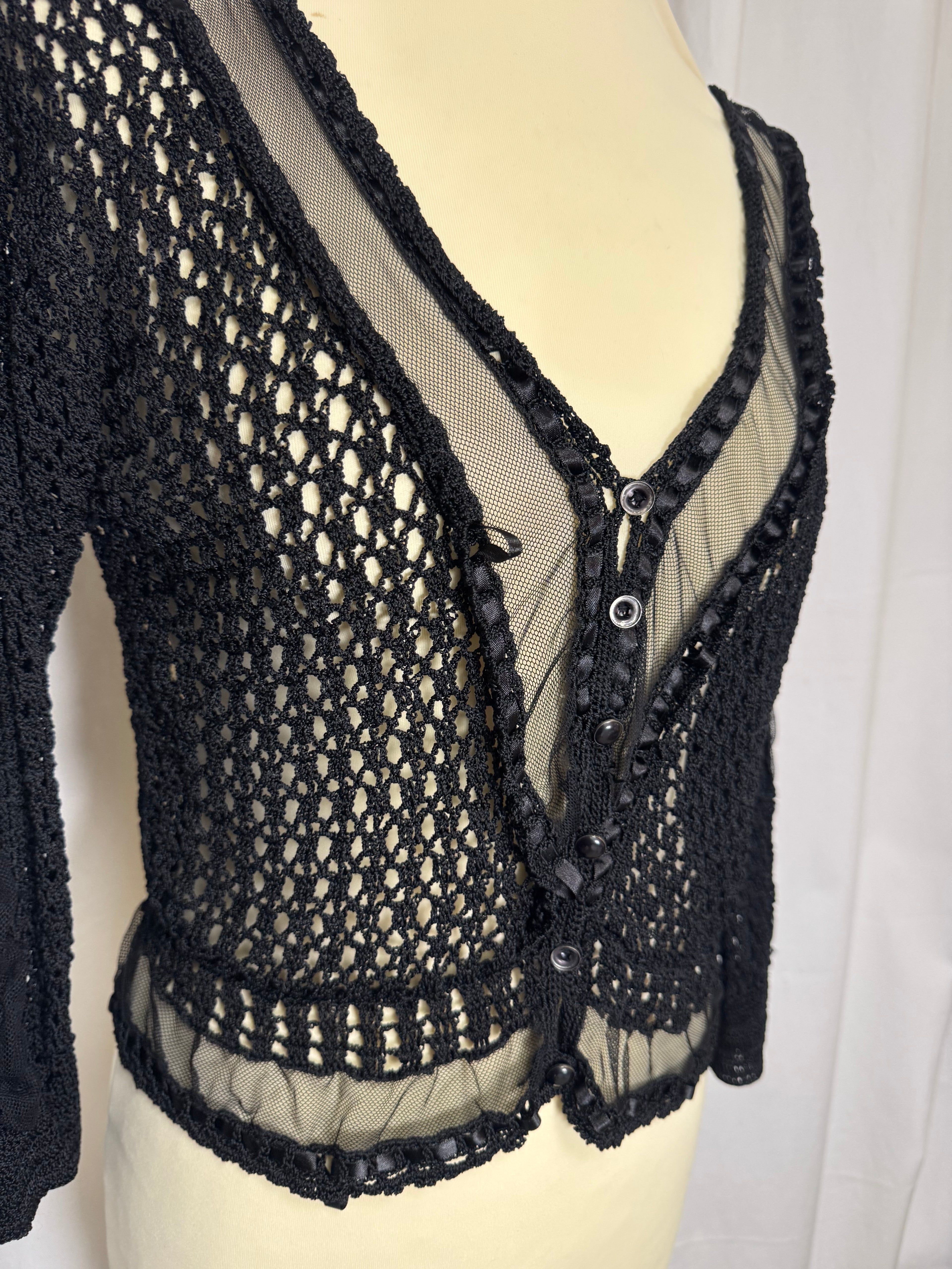 Cardigan ajourée