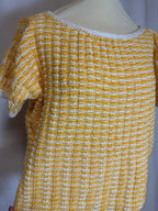 Pull jaune 80s