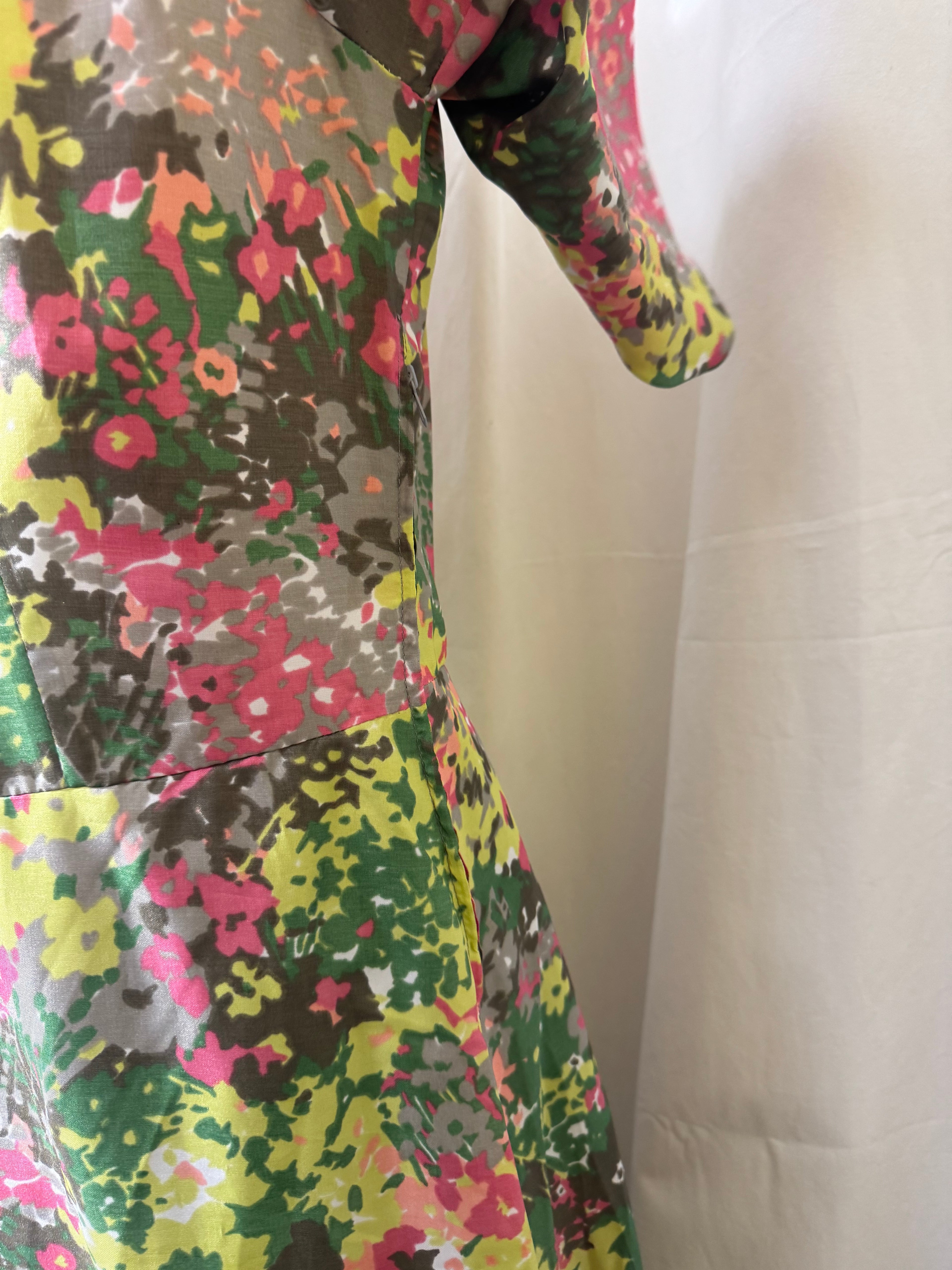 Robe à fleurs 70s