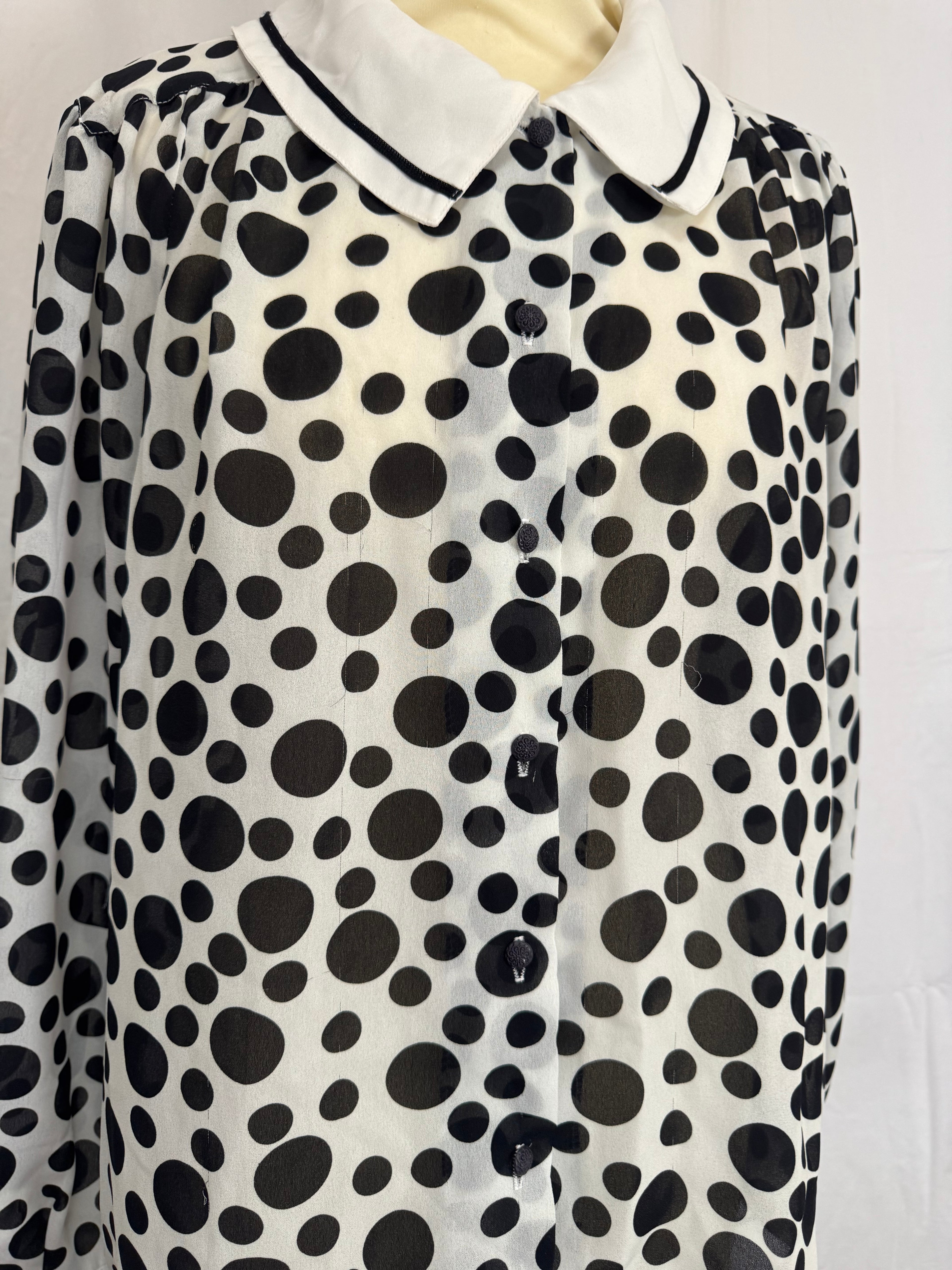 Chemise à pois