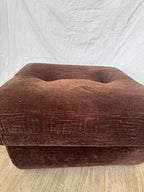 Pouf en velours