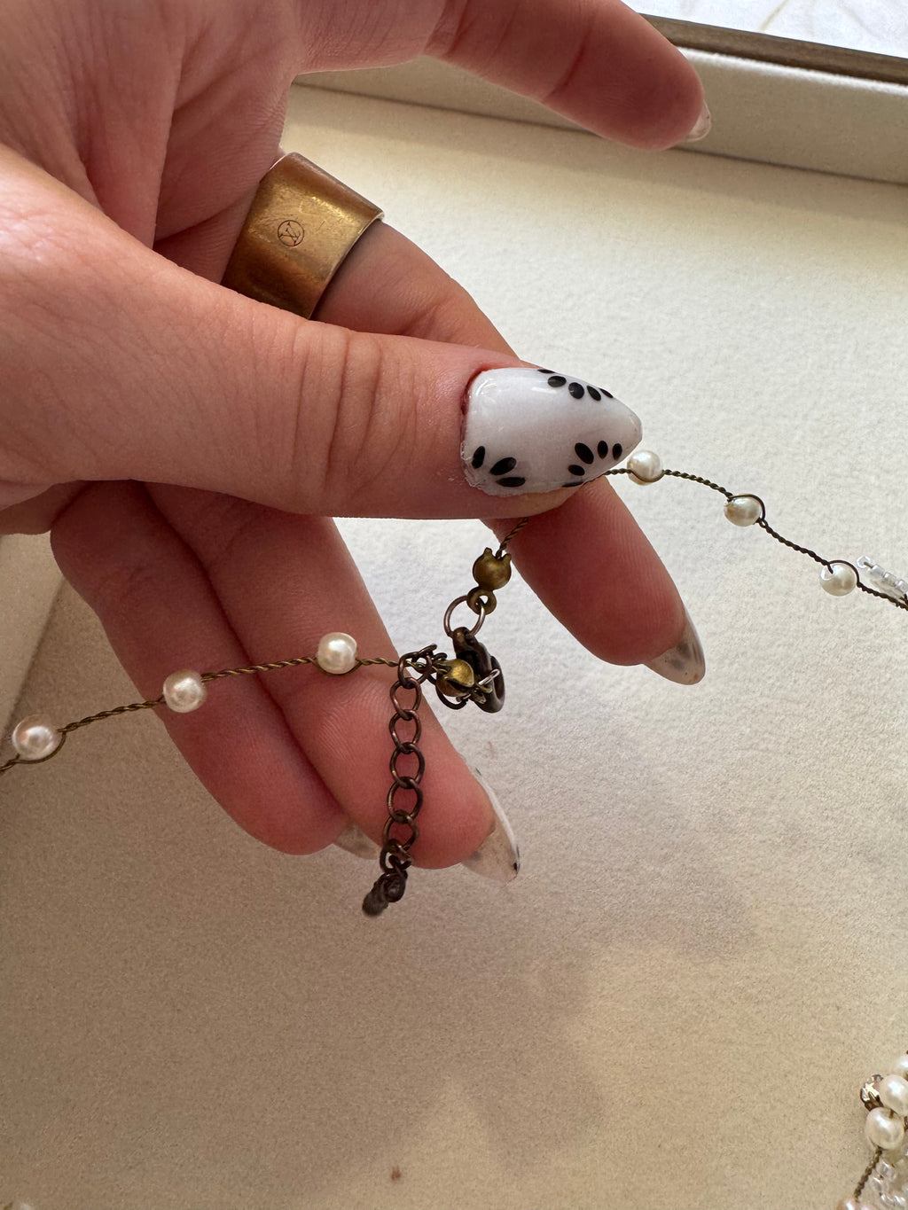 Collier fleurs 90s