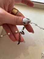 Collier fleurs 90s