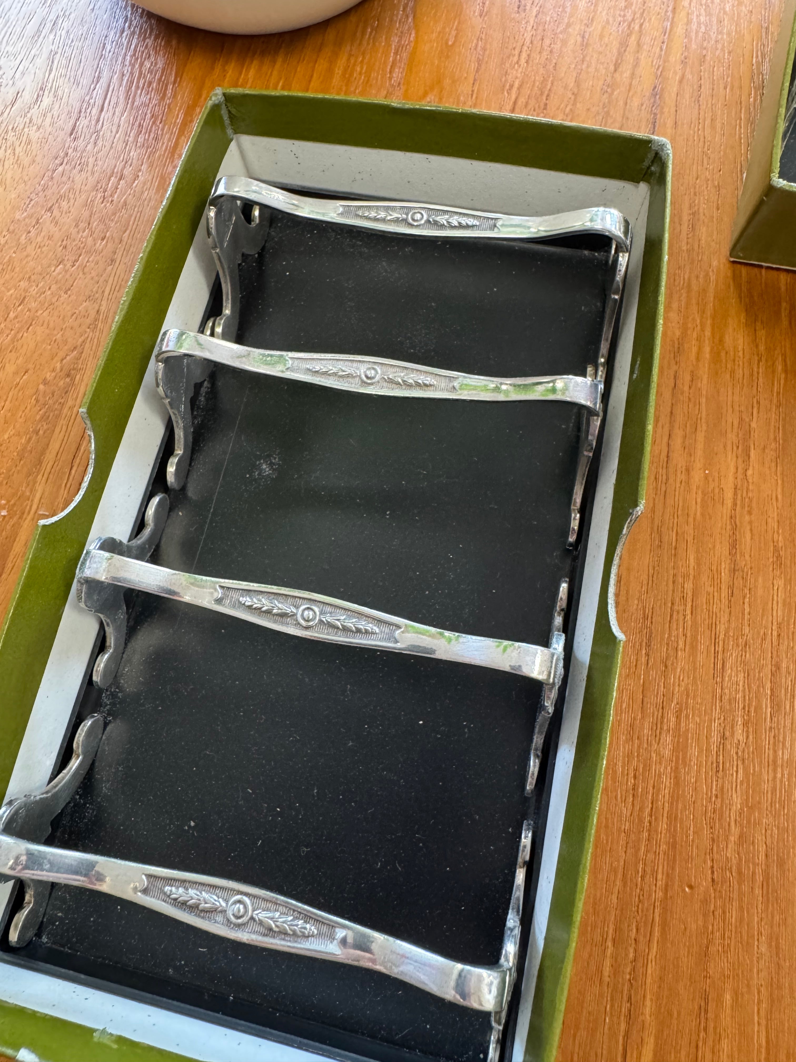 Porte-couteau en argent Christofle