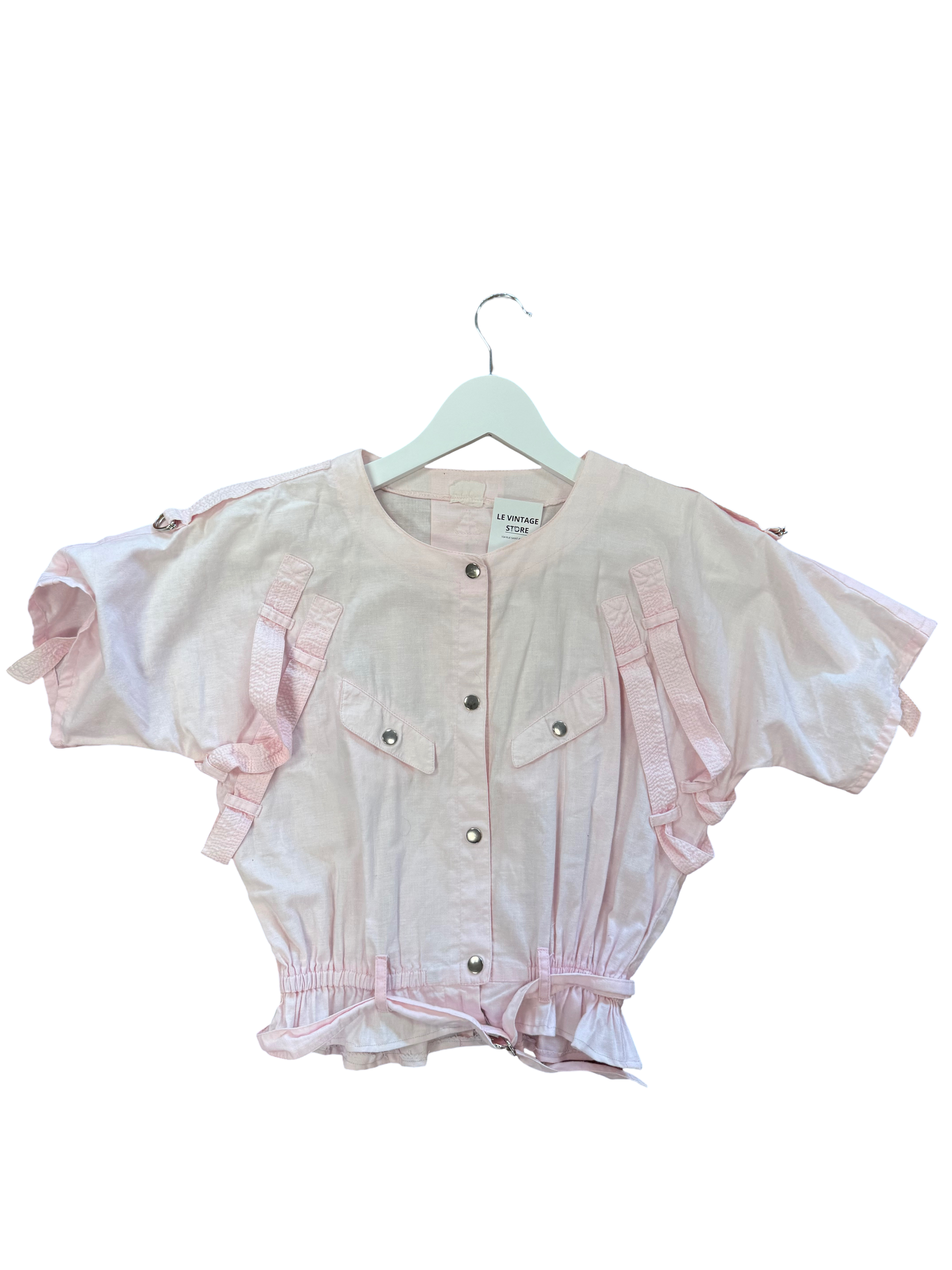 Blouse courte 80s