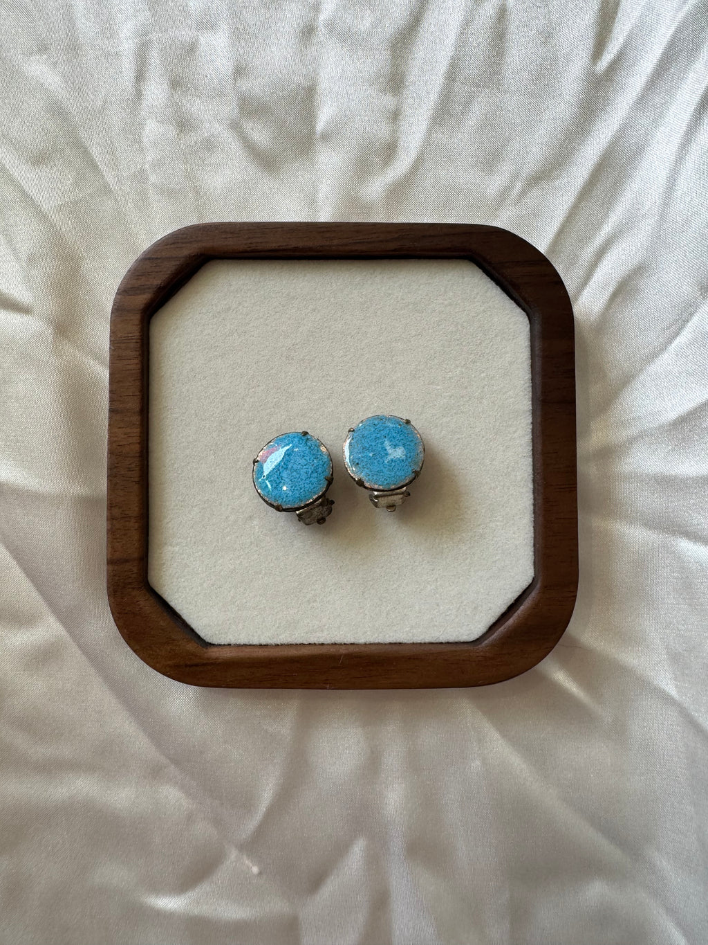 Boucles d’oreilles bleu